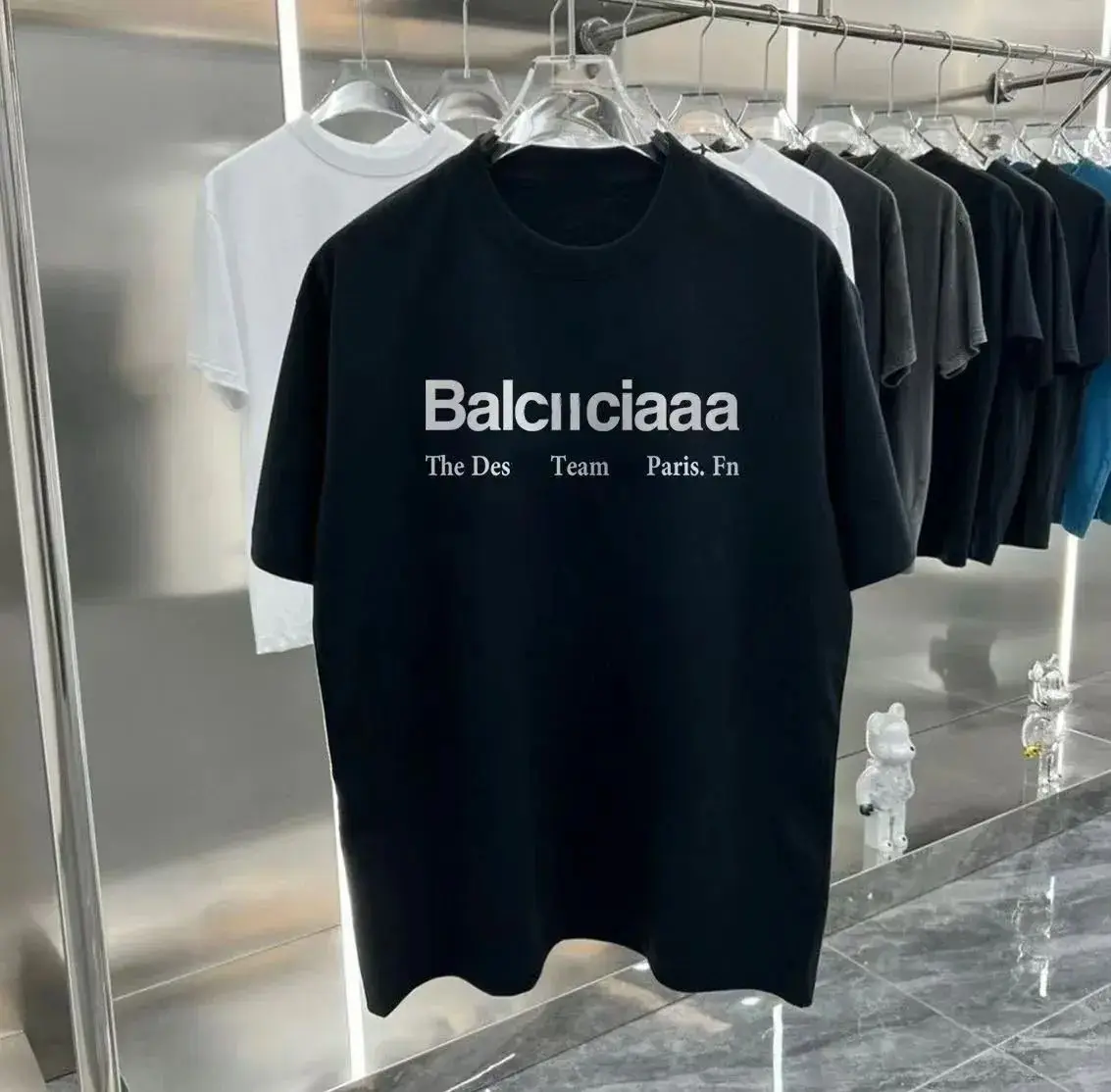 Wholesale Fashion Designer Cotton Casual T-shirt Men's Women's Short Sleeved Letter Printed High-quality 2026Summer Casual Style Wholesale Fashion Designer Cotton Casual T-shirt Men's Women's Short Sleeved Letter Printed High-quality 2026Summer Casual Style