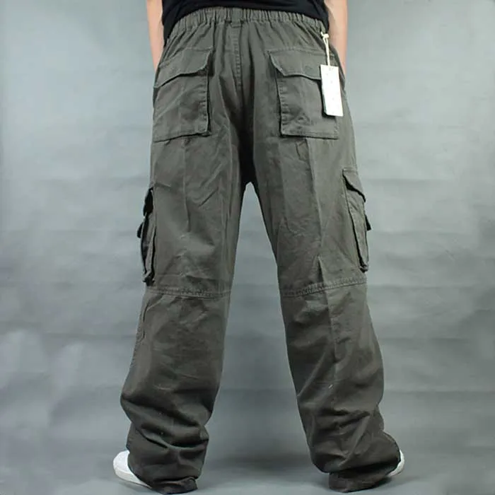 Men's Wide Cotton Harem Pants