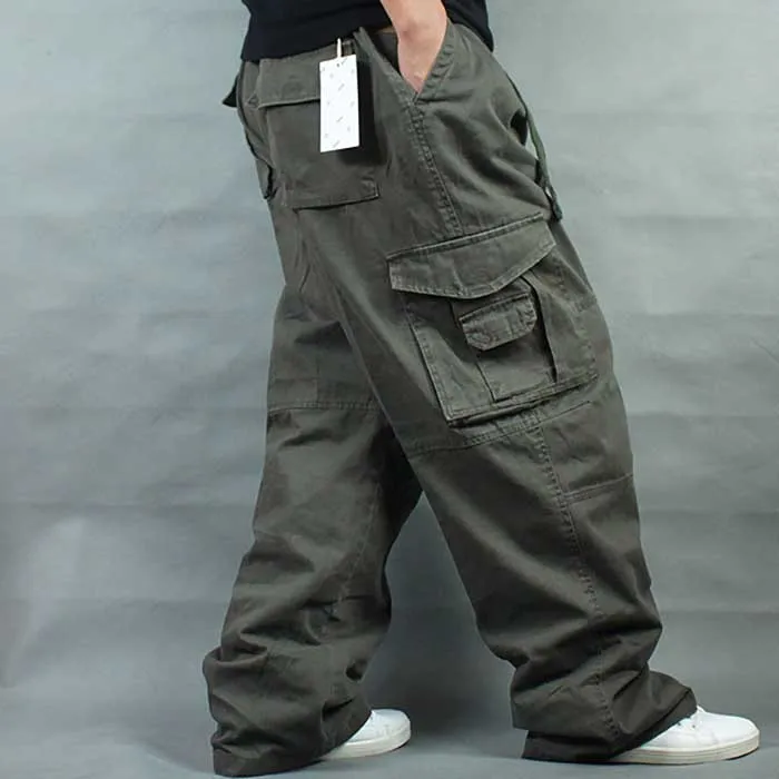Men's Wide Cotton Harem Pants