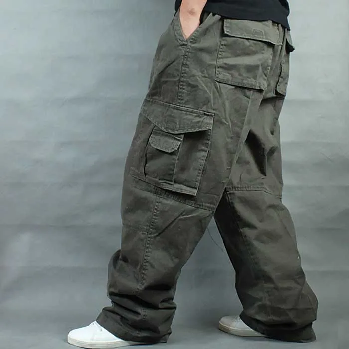 Men's Wide Cotton Harem Pants