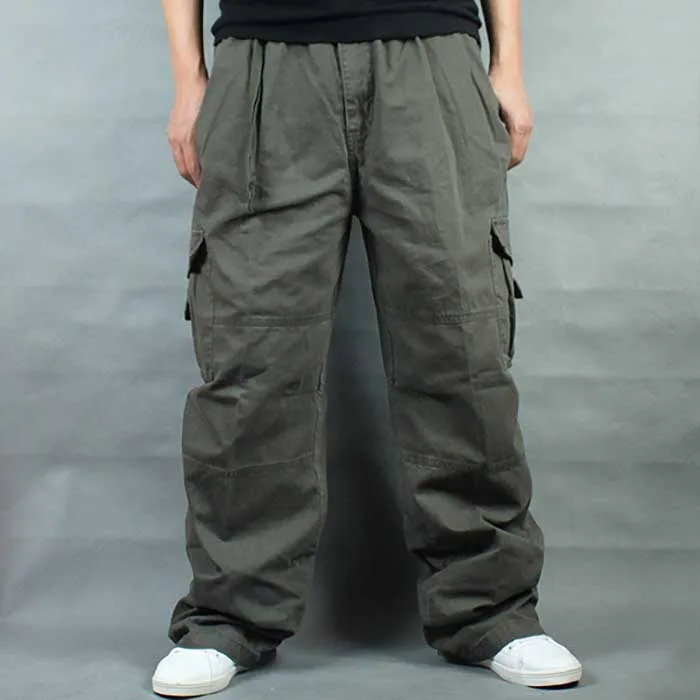 Men's Wide Cotton Harem Pants