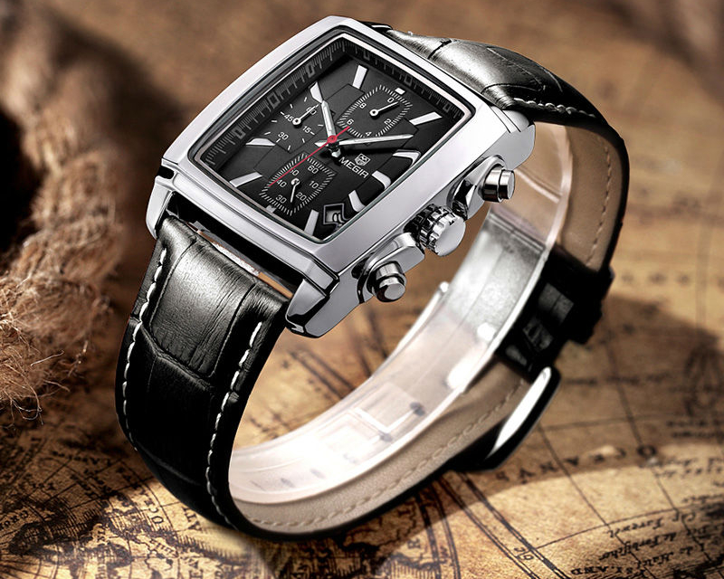 Classic Square Wristwatches for Men - Image 5