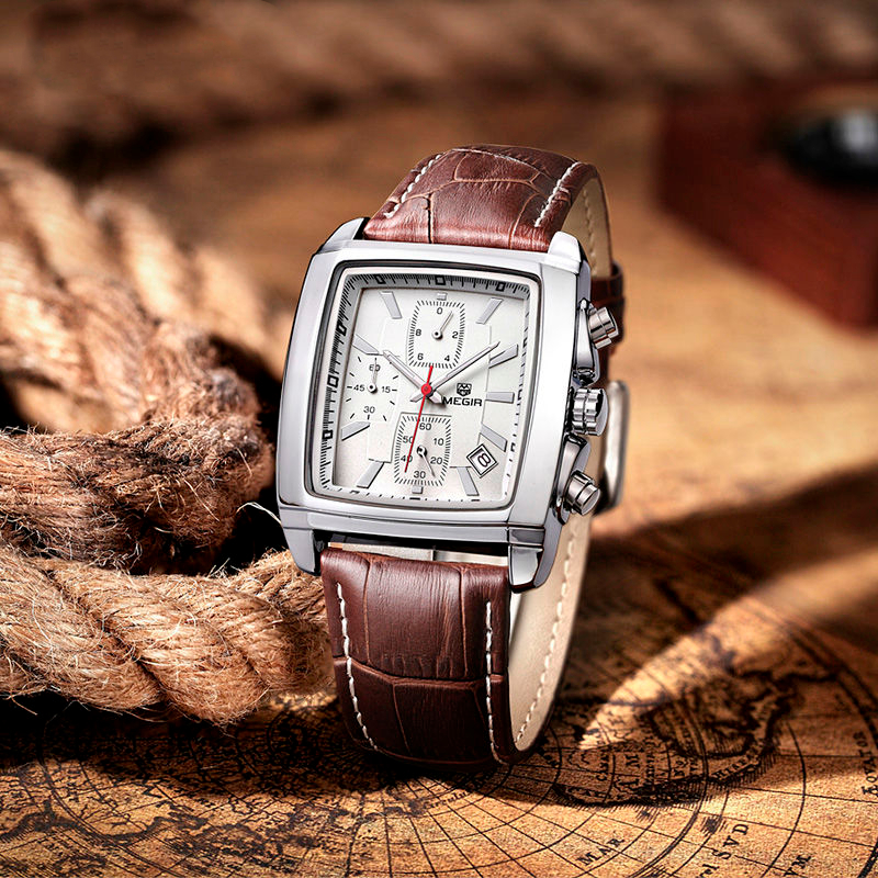 Classic Square Wristwatches for Men - Image 6