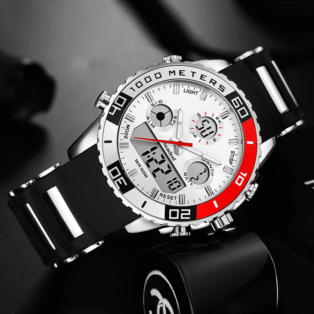 Stylish Sports Wristwatches for Men with Dual Dial - Image 6