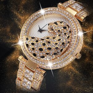 Women's Crystal Leopard Quartz Watches