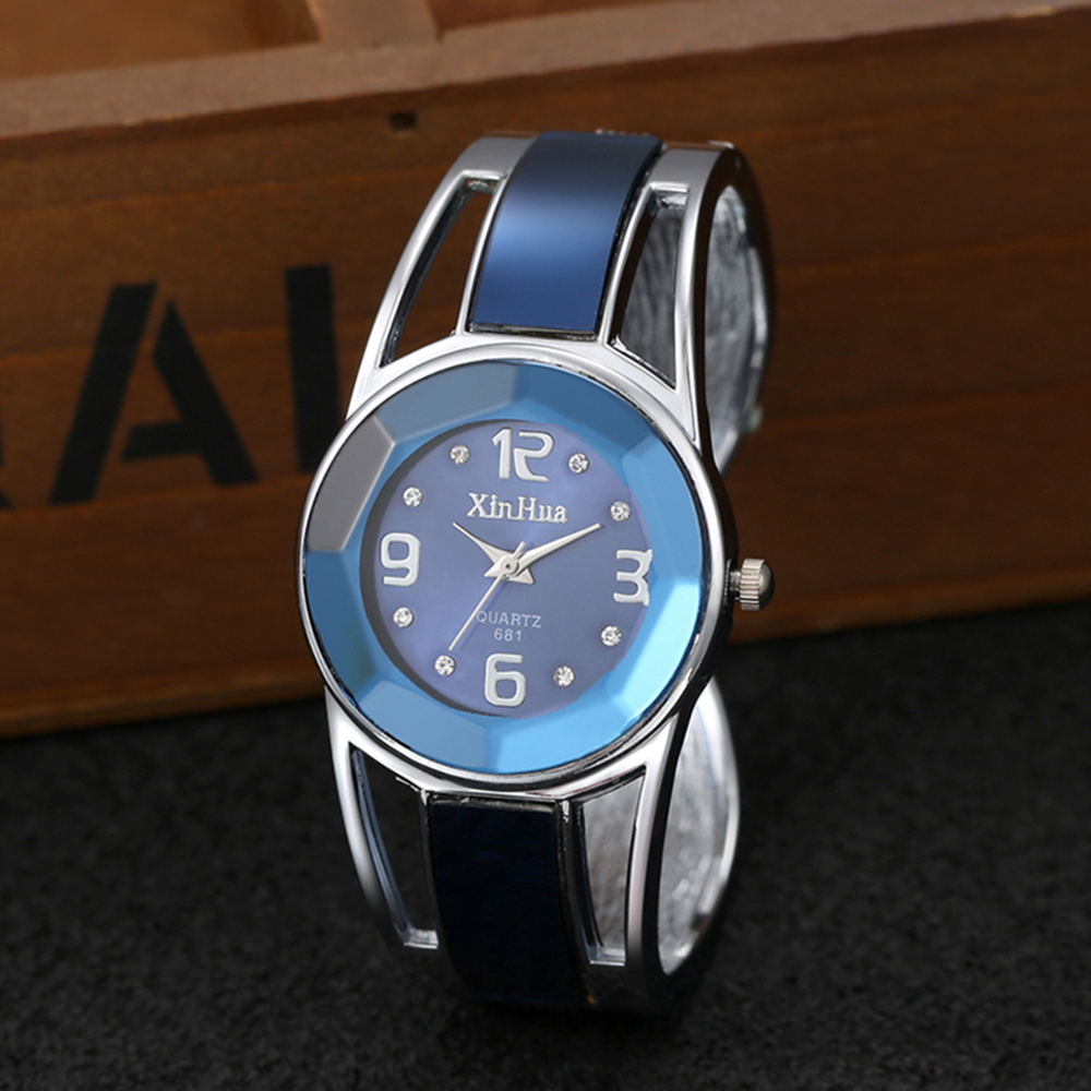 Elegant Women's Bangle Bracelet Watches - Image 5