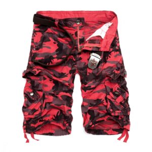 Men's Loose Camouflage Cargo Shorts