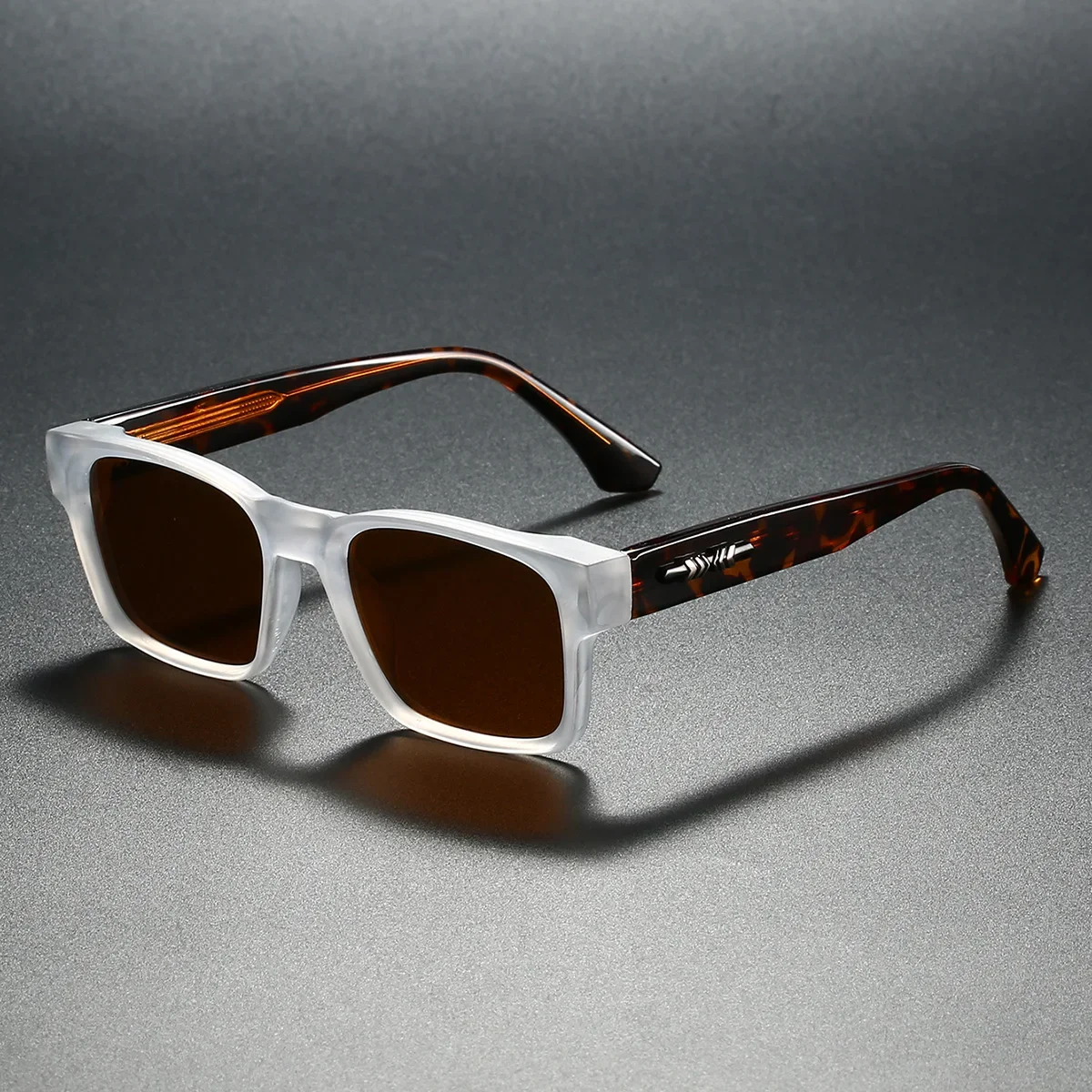 Viewring Quality Square Polarized Sunglasses Men Metal Core UV400 Unisex Sun Glasses Travel Hiking Beach Fishing Eyewear