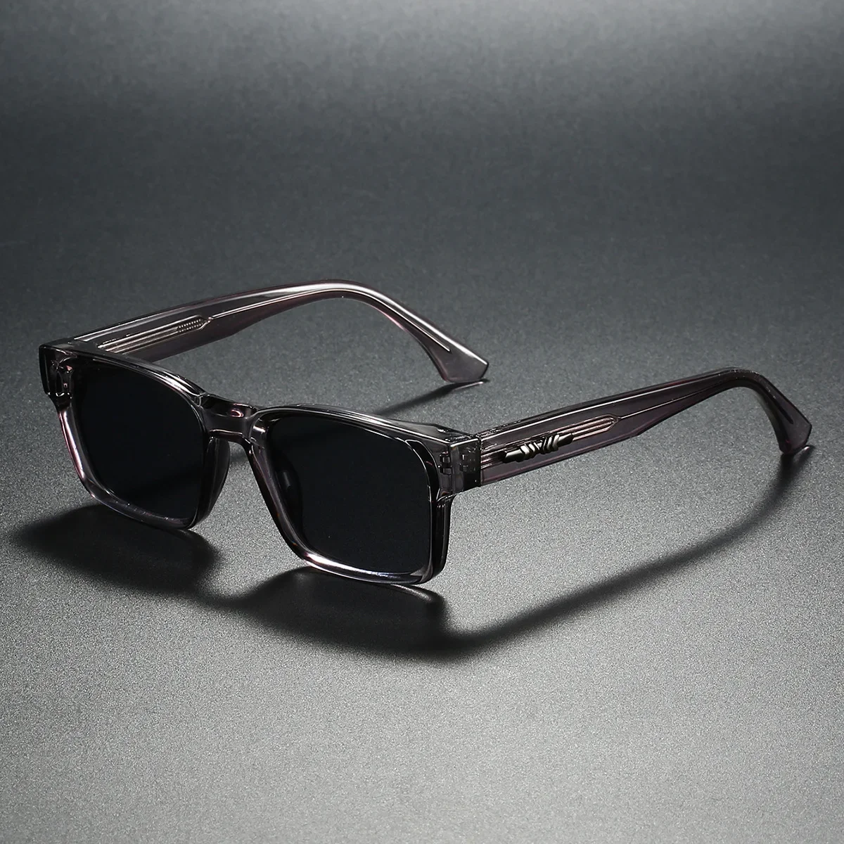 Viewring Quality Square Polarized Sunglasses Men Metal Core UV400 Unisex Sun Glasses Travel Hiking Beach Fishing Eyewear