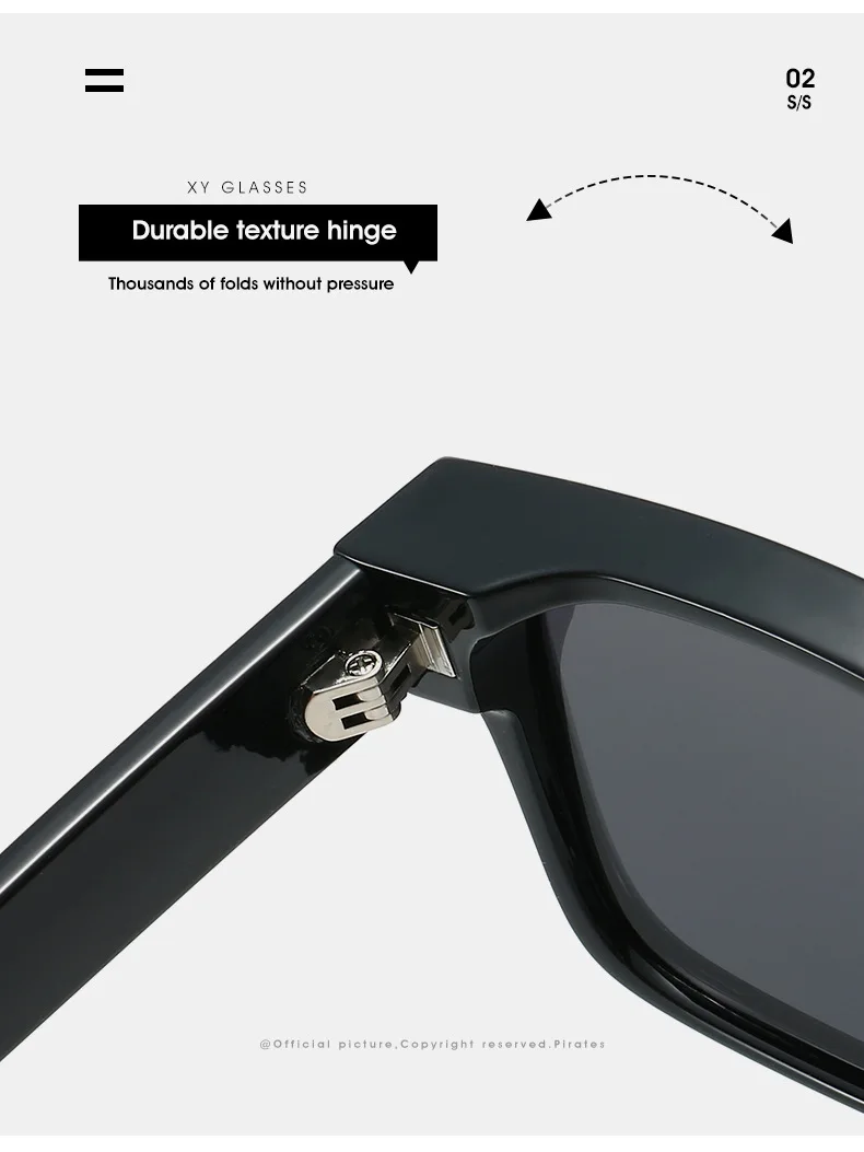 Quality Square Polarized Sunglasses Men Metal Core UV400 Unisex Sun Glasses Travel Hiking Beach Fishing Eyewear