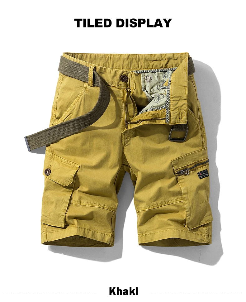 Men's Casual Loose Fit Cotton Shorts