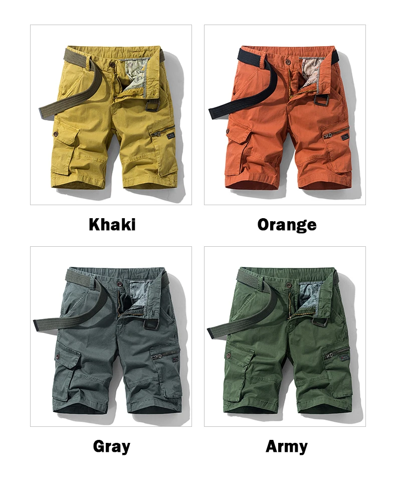 Men's Casual Loose Fit Cotton Shorts