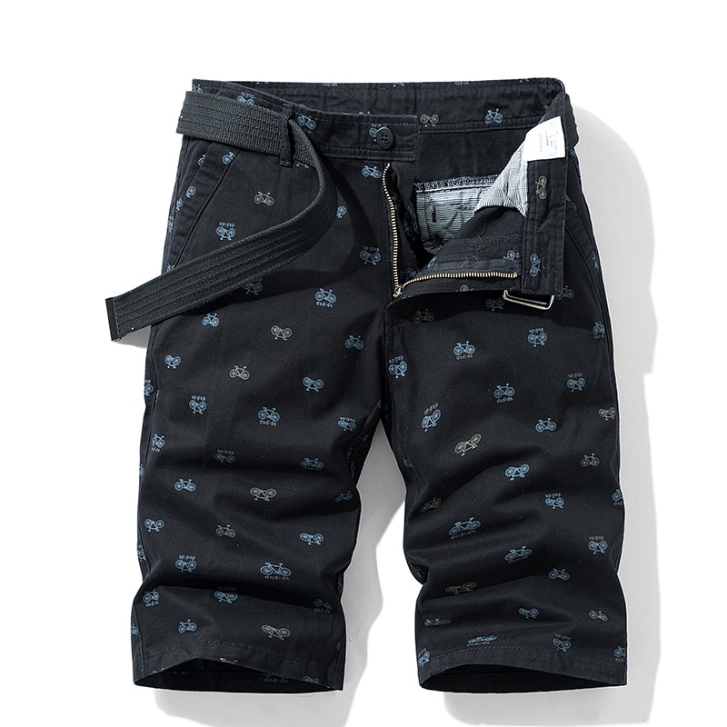 Men's Cargo Shorts with Pattern - Image 2