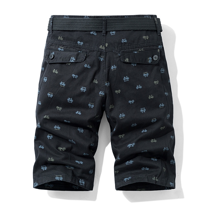 Men's Cargo Shorts with Pattern - Image 3