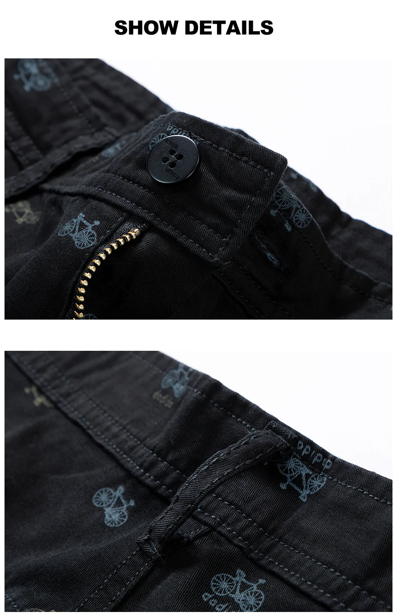 Men's Cargo Shorts with Pattern