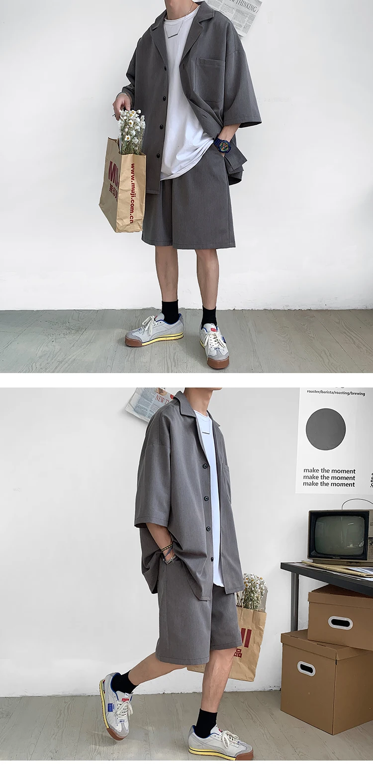 Korean Style Clothing Set for Men Korean Style Clothing Set for Men