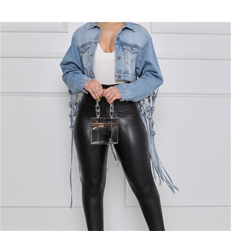 Women's Creative Tassel Denim Jacket