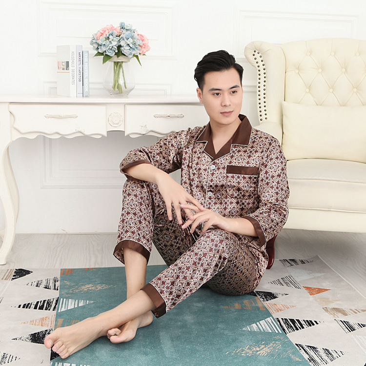 Long Sleeved Pajama Set for Men