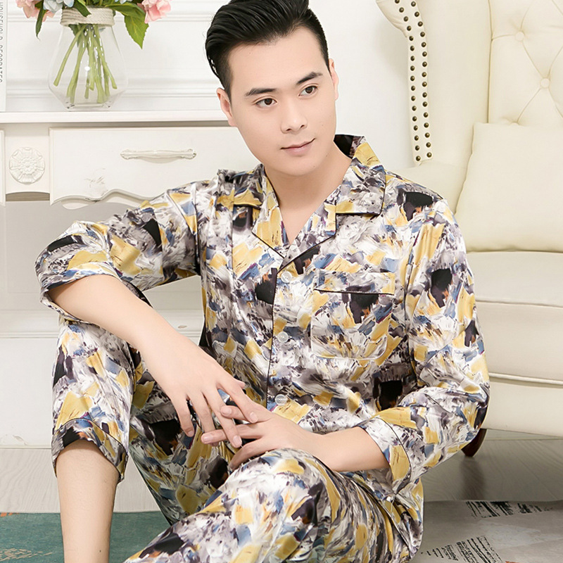 Long Sleeved Pajama Set for Men