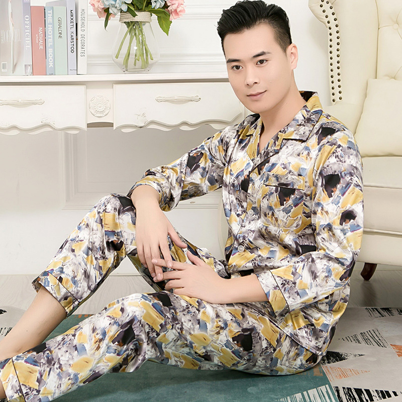 Long Sleeved Pajama Set for Men