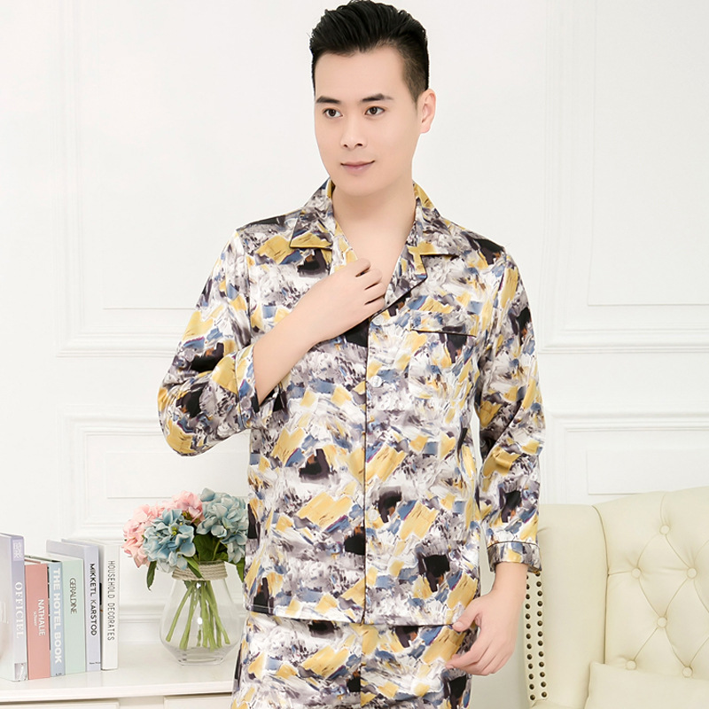 Long Sleeved Pajama Set for Men