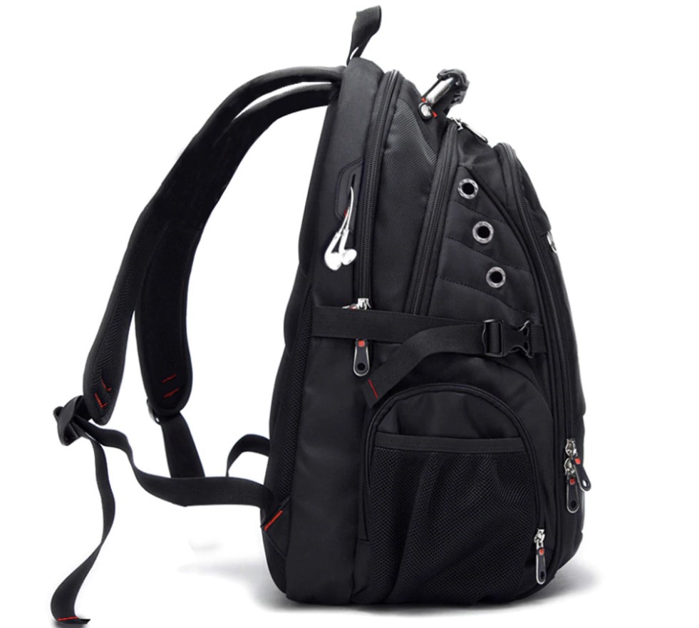 Men's Diagonal Zippper USB Backpack Men's Diagonal Zippper USB Backpack