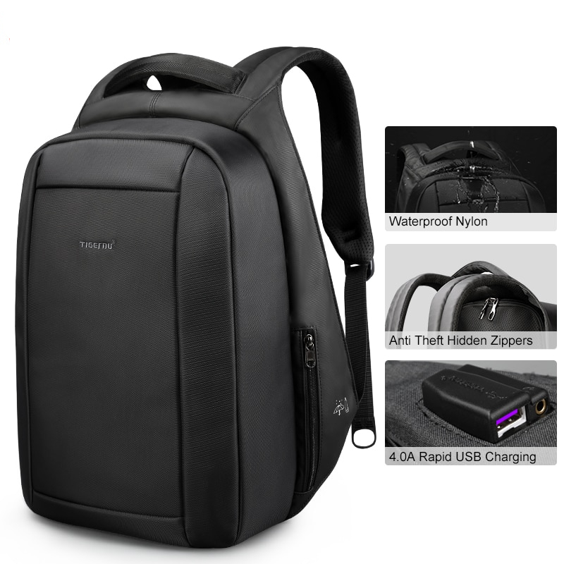 Water Repellent USB Backpack