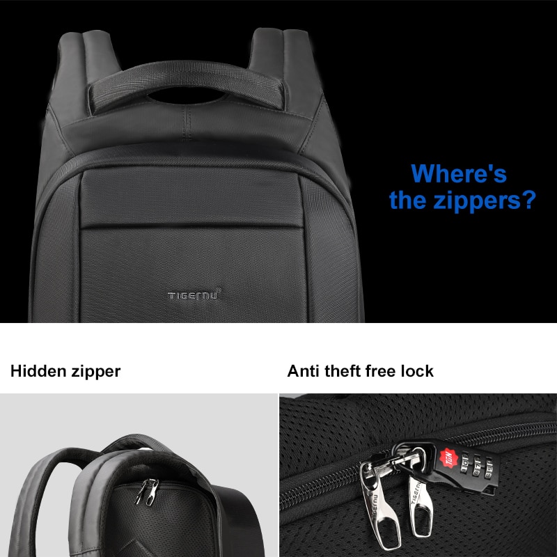 Water Repellent USB Backpack - Image 5