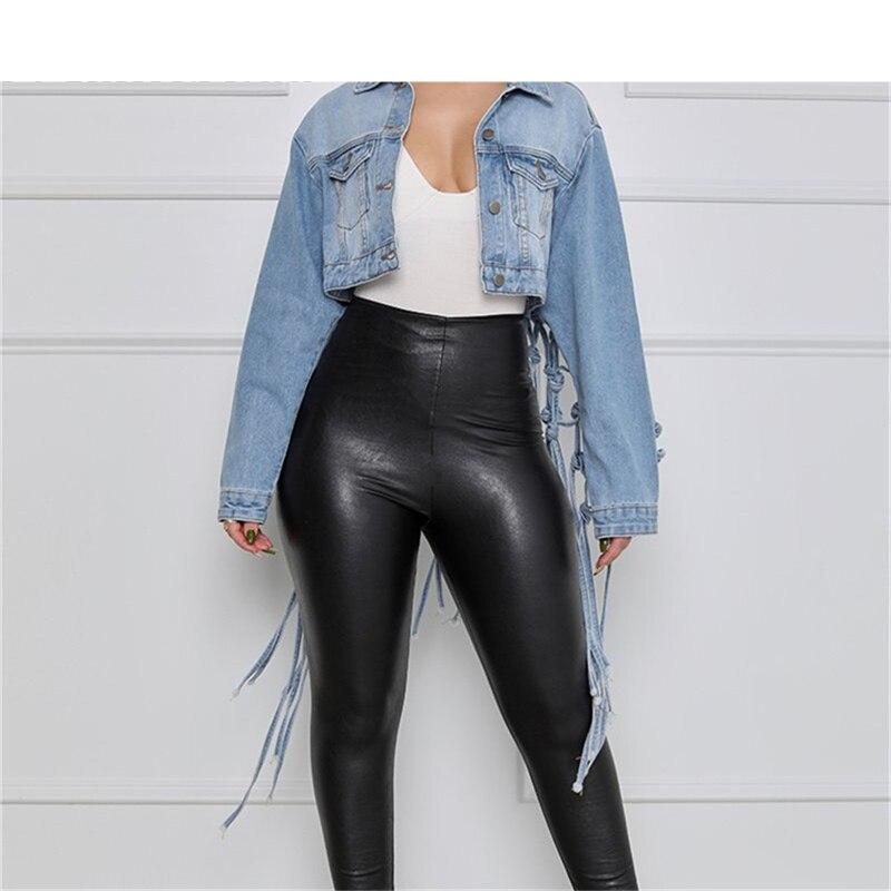 Women's Creative Tassel Denim Jacket - Image 4